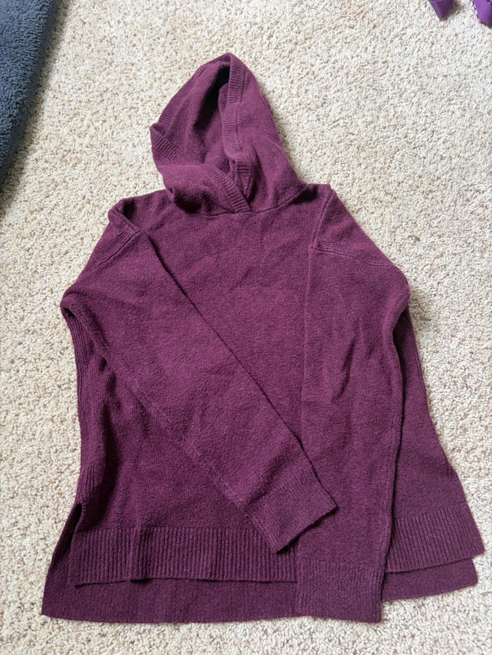 Old Navy Plum Hooded Women's Sweater